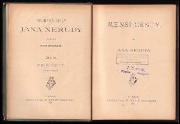 Jan Neruda: Menší cesty