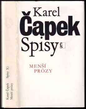 Karel Čapek: Menší prózy