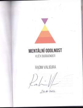 Radim Valigura: Mentální odolnost