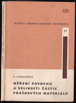 Měření povrchu a velikosti částic práškových materiálů