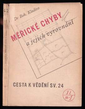 Měřické chyby a jejich vyrovnání