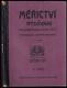 Měřictví pro I., II. a III. třídu měšťanských škol