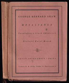Bernard Shaw: Mesaliance