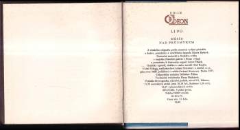 Po Li: Měsíc nad průsmykem