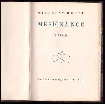 Miroslav Rutte: Měsíčná noc