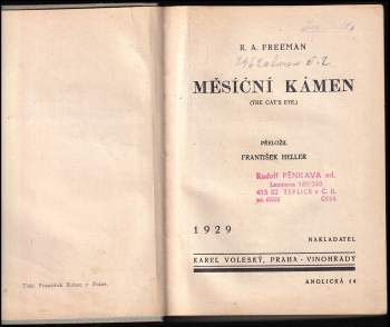 R. Austin Freeman: Měsíční kámen