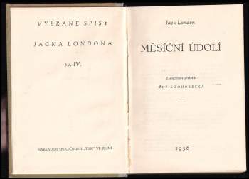 Jack London: Měsíční údolí