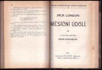 Jack London: Měsíční údolí