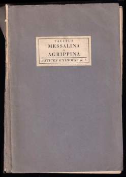 Publius Cornelius Tacitus: Messalina a Agrippina