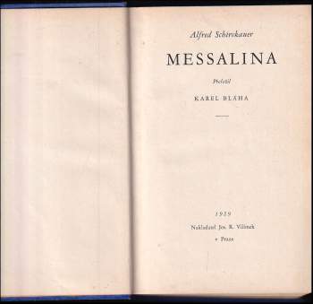 Alfred Schirokauer: Messalina