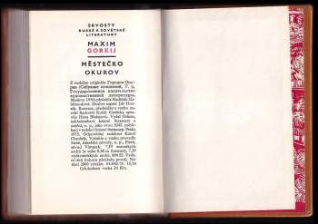 Maksim Gor‘kij: Městečko Okurov