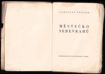 Ladislav Ptáček: Městečko sebevrahů