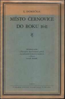 Město Černovice do roku 1641