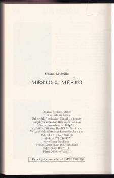 China Miéville: Město & město