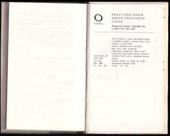 František Kožík: Město šťastných lásek