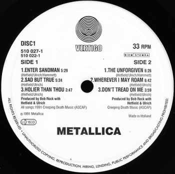 Metallica (2xLP)