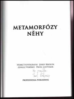 Pavel Lintymer: Metamorfózy něhy
