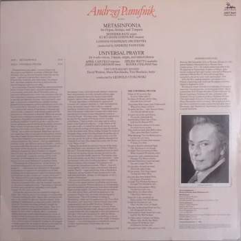 The London Symphony Orchestra: Metasinfonia / Universal Prayer