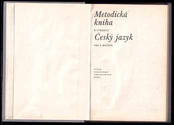 Metodická kniha k učebnici Český jazyk pro 3. ročník