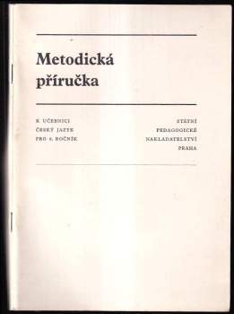 Metodická příručka k učebnici Český jazyk pro 6. ročník