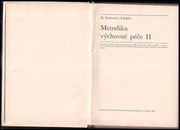 Marie Damborská: Metodika výchovné péče