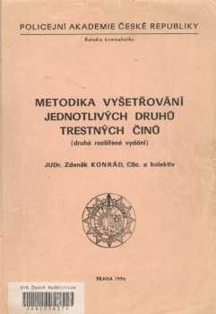 Metodika vyšetřování jednotlivých druhů trestných činů
