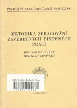 Metodika zpracování závěrečných písemných prací
