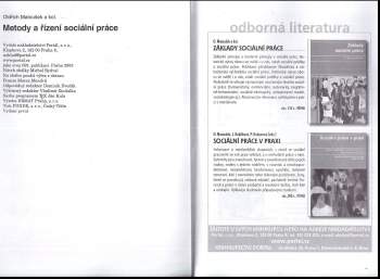 Oldřich Matoušek: Metody a řízení sociální práce