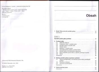 Oldřich Matoušek: Metody a řízení sociální práce