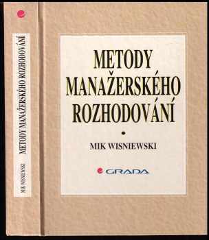 Metody manažerského rozhodování