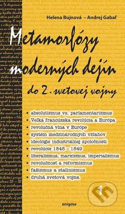 Metomorfózy moderných dejín do druhej svetovej vojny