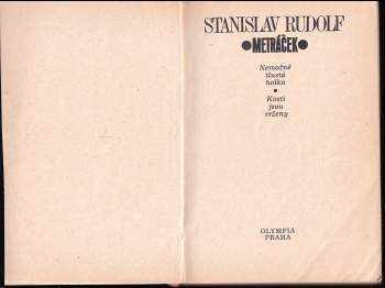 Stanislav Rudolf: Metráček