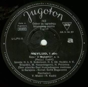 Various: Mevlud Spjev O Muhamed a.s. / The Poem Of Mohammad a.s. Mevlud