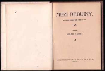 Vilém Němec: Mezi Beduiny