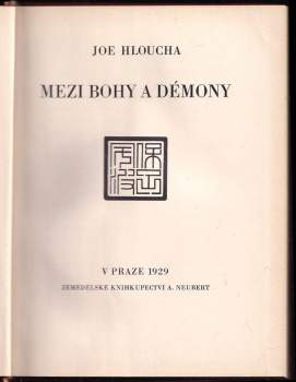 Joe Hloucha: Mezi bohy a démony