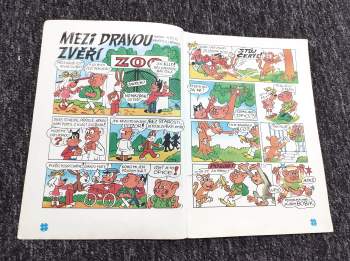 Miloš Štípl: Mezi dravou zvěří a čtyři další obrázkové příběhy - Čtyřlístek 21