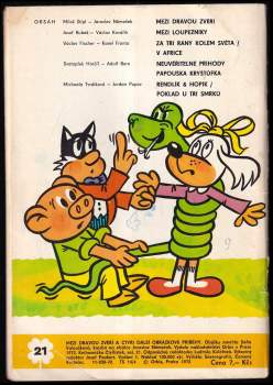 Miloš Štípl: Mezi dravou zvěří a čtyři další obrázkové příběhy - Čtyřlístek 21
