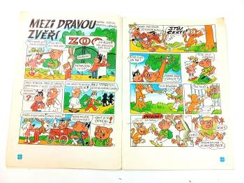 Miloš Štípl: Mezi dravou zvěří a čtyři další obrázkové příběhy - Čtyřlístek 21