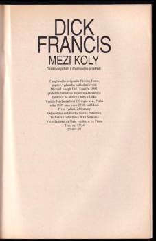 Dick Francis: Mezi koly