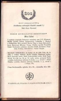 Fedor Michajlovič Rěšetnikov: Mezi lidmi