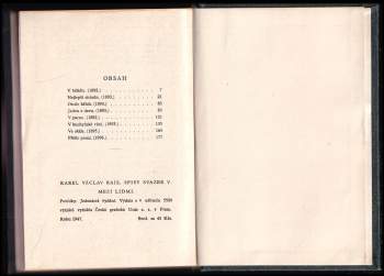 Karel Václav Rais: Mezi lidmi