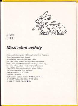 Jean Effel: Mezi námi zvířaty