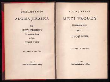 Alois Jirásek: Mezi proudy 1 - 2 - tři historické obrazy