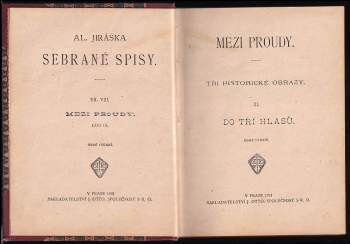 Alois Jirásek: Mezi proudy