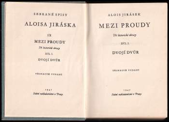 Alois Jirásek: Mezi proudy