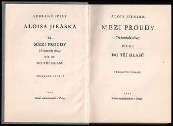 Alois Jirásek: Mezi proudy