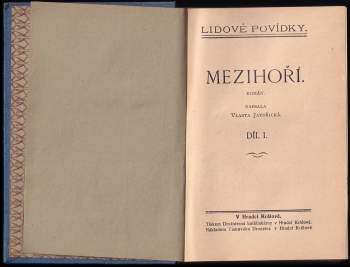 Vlasta Javořická: Mezihoří