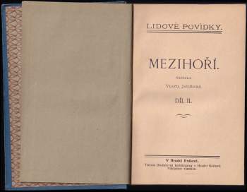 Vlasta Javořická: Mezihoří