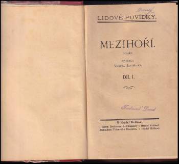 Vlasta Javořická: Mezihoří