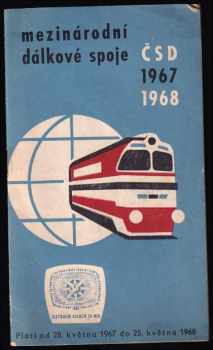 Mezinárodní dálkové spoje ČSD 1967-1968